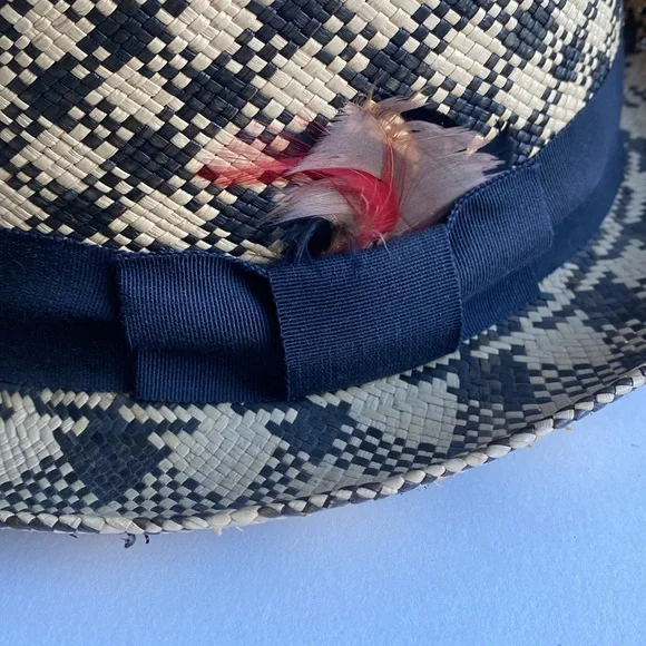 Men’s straw pork pie - Picture 2 of 5